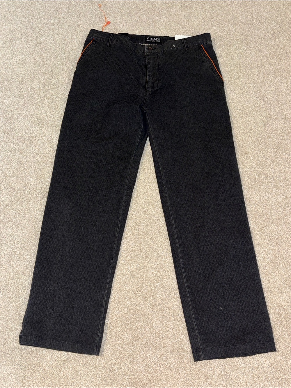 Men’s Versace black jeans size 36